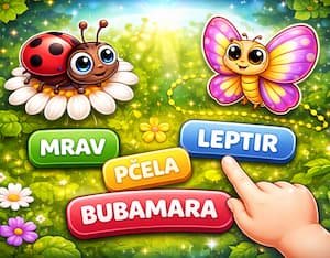 Pronađi par - insekti